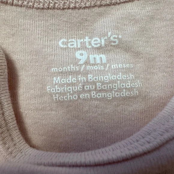 Baby Girl Bodysuit Bundle 6pc Carter’s Huggies 9 Months - Picture 11 of 13